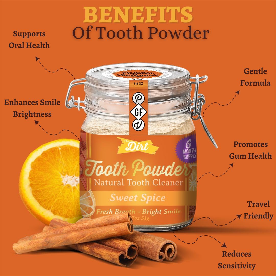 Amazon.com : The Dirt - Remineralizing Tooth Powder, Natural